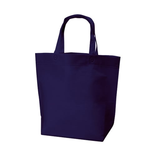 不織布底マチ付バッグ(船底) ネイビー