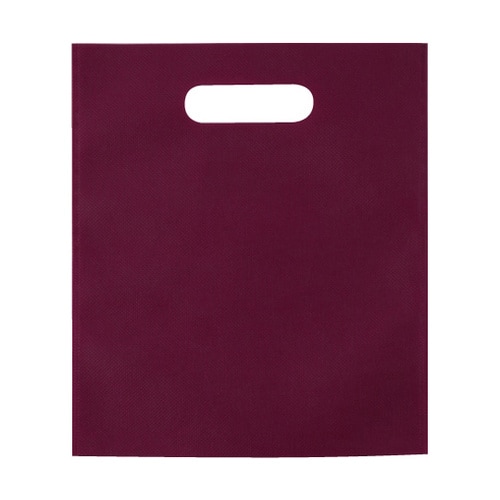 不織布ミニ小判抜きバッグ ワインレッド