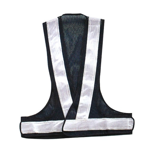 安全ベスト ベスト形 紺/白 NO.64