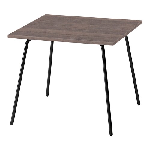 デコボコテーブル 正方形 木目天板 W9