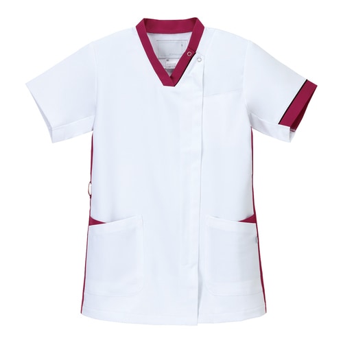 男女兼用スクラブ バーガンディ LL C