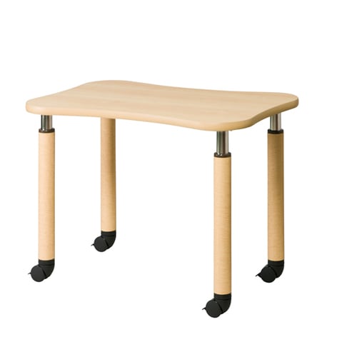 抗ウィルス昇降式テーブル(キャスター脚)
