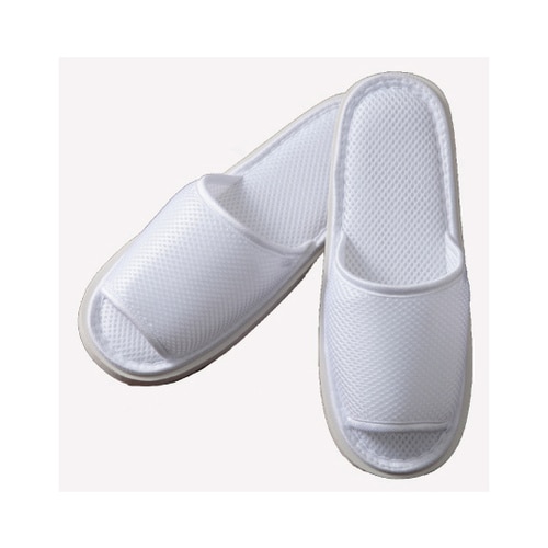 ウォッシャブルメッシュスリッパ 白 1箱