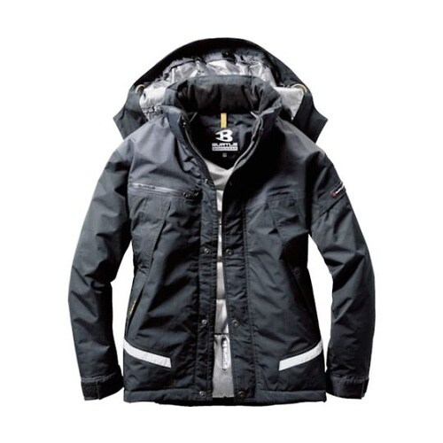 防水防寒ジャケット ブラック 7610−