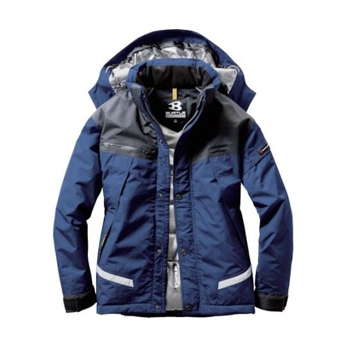 防水防寒ジャケット ネイビー 7610−