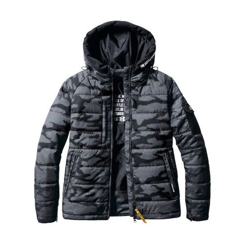 防寒フーディジャケット アーバンブラック