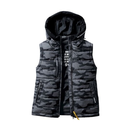 防寒フーディベスト アーバンブラック 5