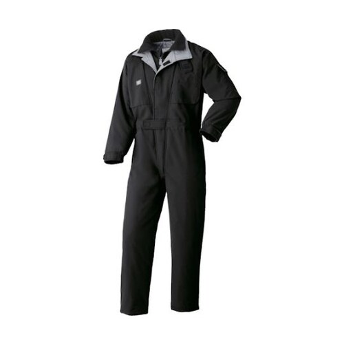 防寒つなぎ服 ブラック 6Lサイズ 70