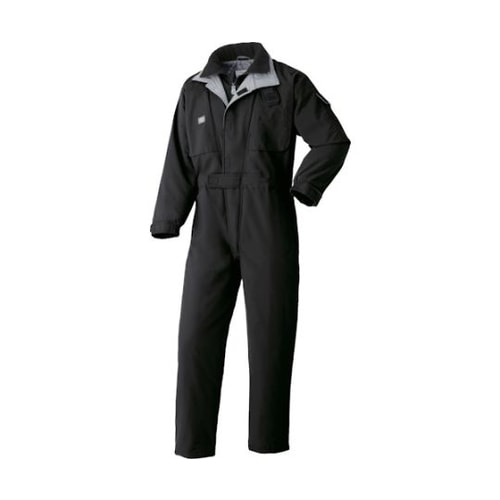 防寒つなぎ服 ブラック LLサイズ 70