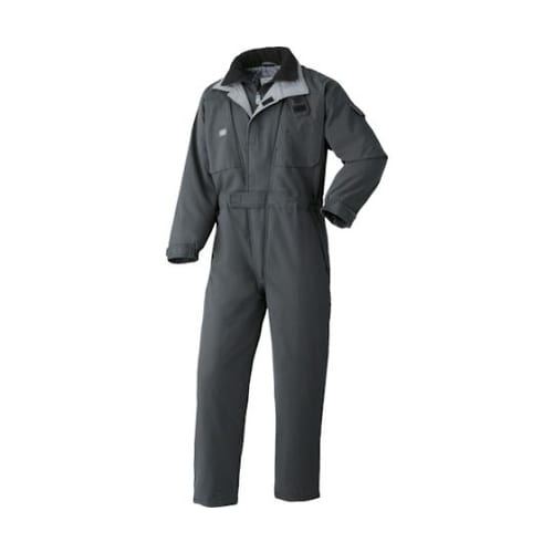 防寒つなぎ服 チャコールグレー 6Lサイ