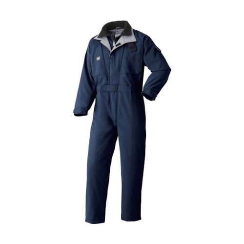 防寒つなぎ服 ネイビ−ブル− LLサイズ