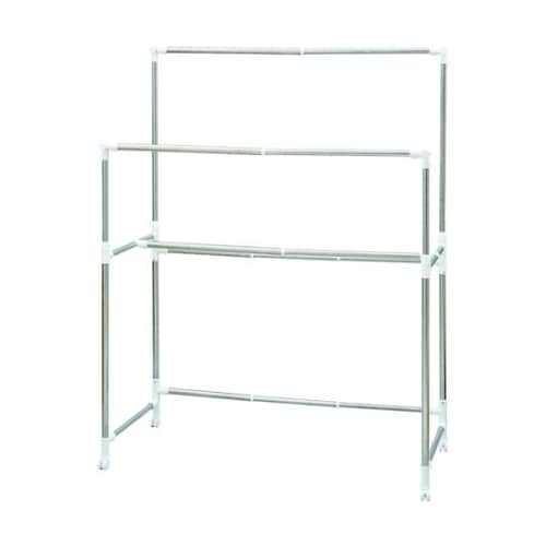 PS いっぱい干せる伸縮自在多機能物干し