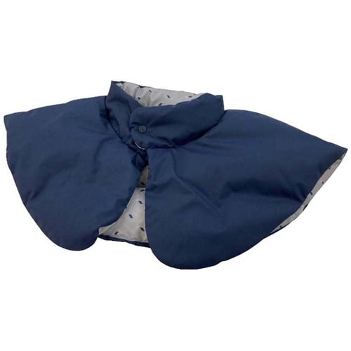 ダウン肩あて スリーピュア ネイビー L