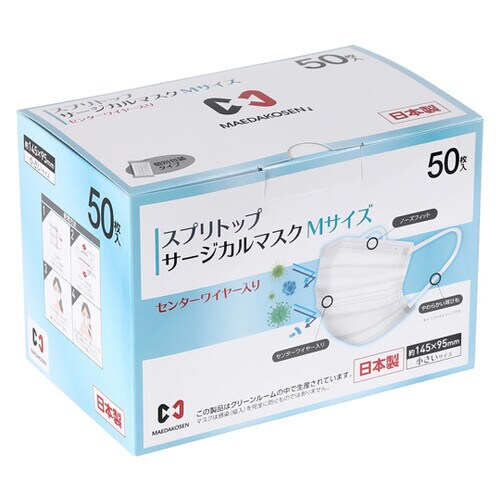 スプリトップ サージカルMマスク 小さめ