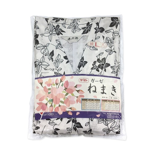 ご尊体用ガーゼ寝巻き 婦人用 M 袖テー