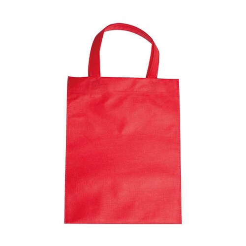 不織布A4手提げバッグ イタリアンレッド