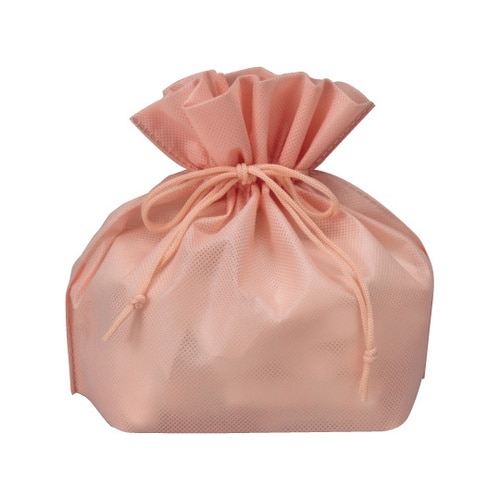 不織布パッケージ用巾着 アプリコット 1