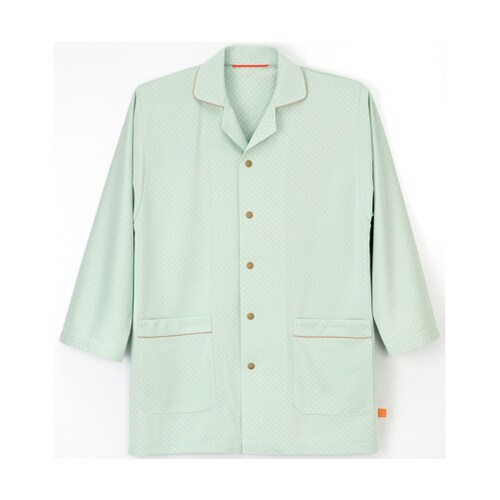 患者衣パジャマ型 グリーン EL MG−