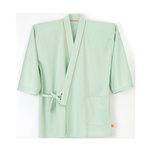 患者衣じんべい型 グリーン EL MG−