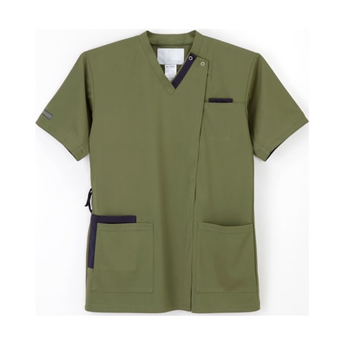 男女兼用スクラブ オリーブ BL AY−