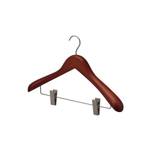 木製プレミアムハンガー マットブラウン(