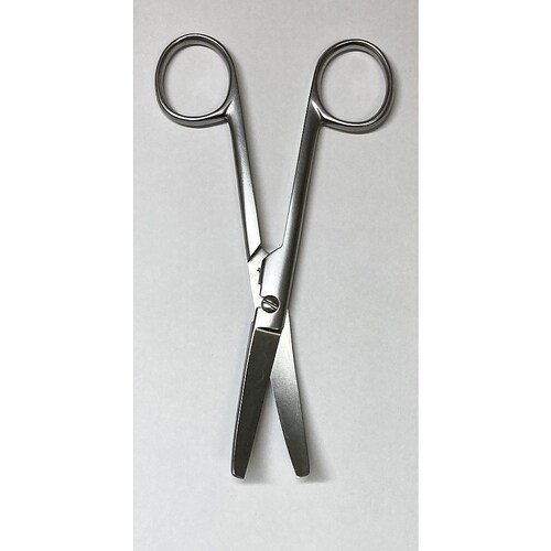 外科剪刀 両鈍 反 ハズシ 14.5cm