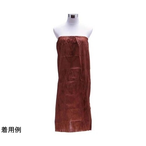 ペーパーラップガウン(ブラウン) 50枚