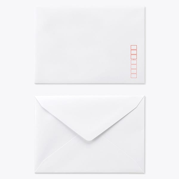 洋2封筒 ダイヤ 白120 〒 テープ 1000枚