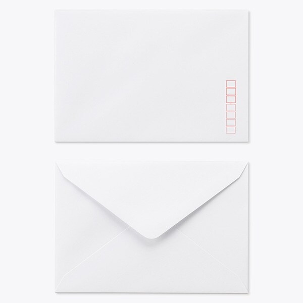 洋1封筒 ダイヤ 白140 〒 テープ 1000枚