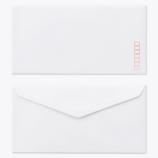 洋長3封筒 ダイヤ ケント120 枠入 1000枚