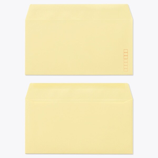 洋長3封筒 Kクリーム85 〒 シール 1000枚