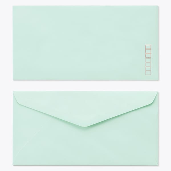 洋長3封筒 ダイヤ ECグリーン 〒 500枚