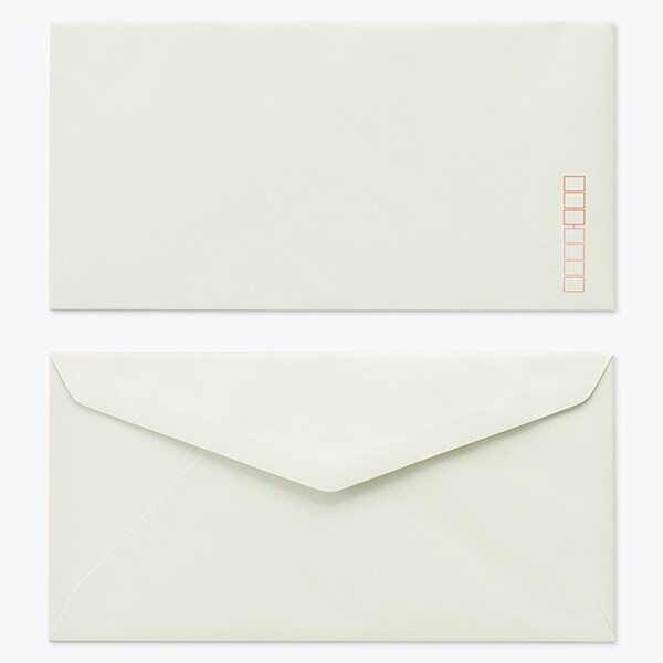 洋長3封筒 ダイヤ ECグレー100 〒 500枚