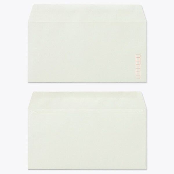 洋長3封筒 ECグレー100 枠入 1000枚