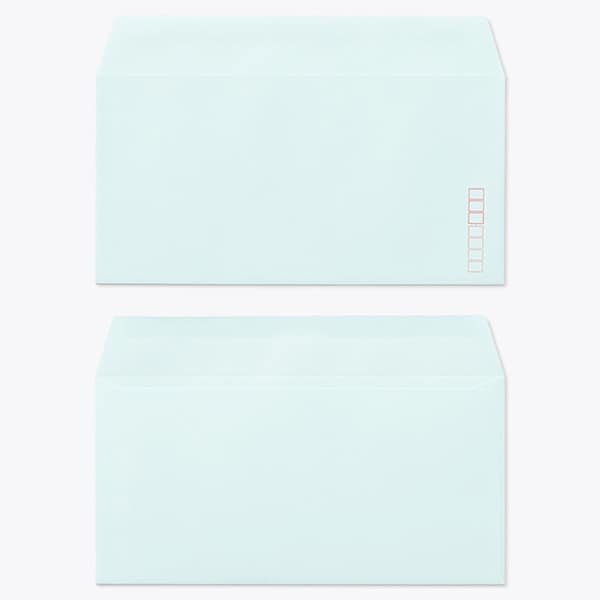 洋長3封筒 ECブルー100 枠入 1000枚