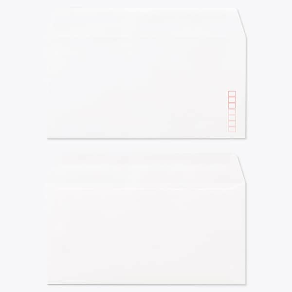 洋長3封筒 ECホワイト100 枠入 1000枚