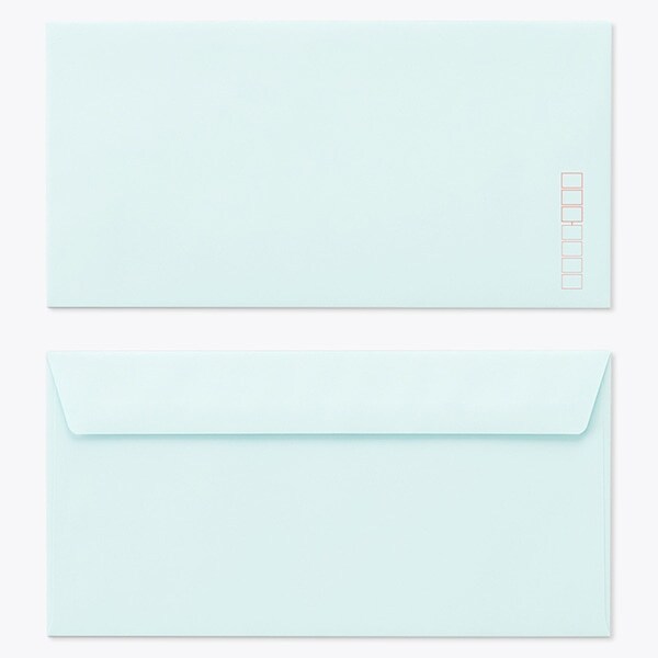 洋長3封筒 FF ECブルー100 〒 1000枚