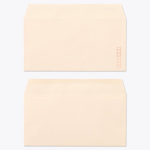 洋長3封筒 ピンク100 〒 シール 1000枚