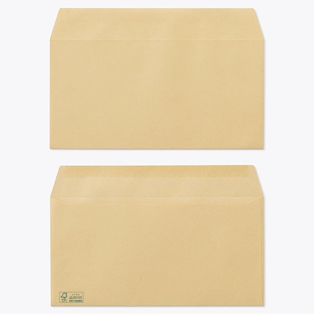 洋長3封筒 FSCロゴ クラフト85 1000枚