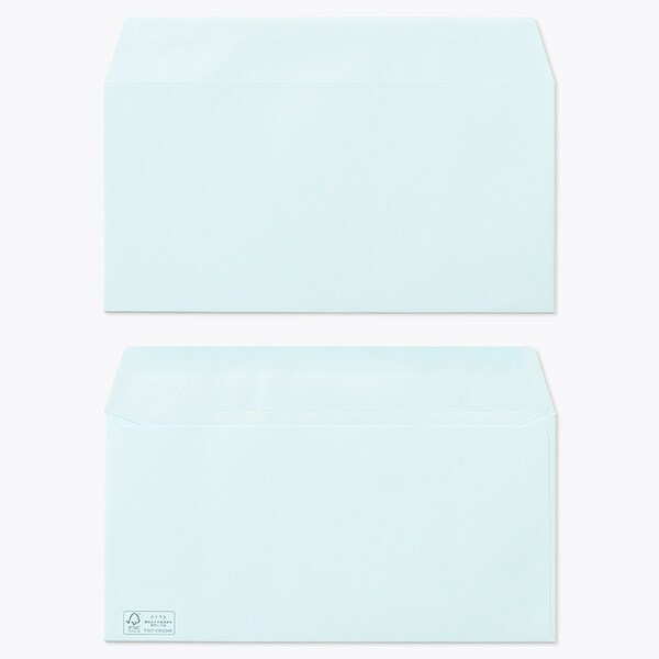 洋長3封筒 FSCロゴ ECブルー 1000枚