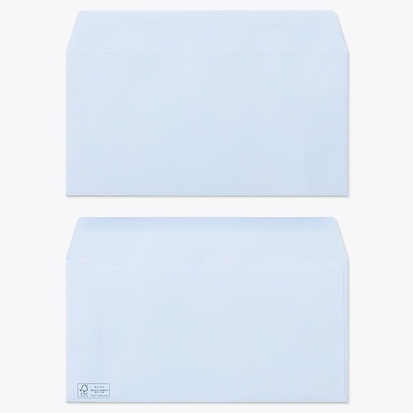 洋長3封筒 FSCロゴ アクア100 1000枚