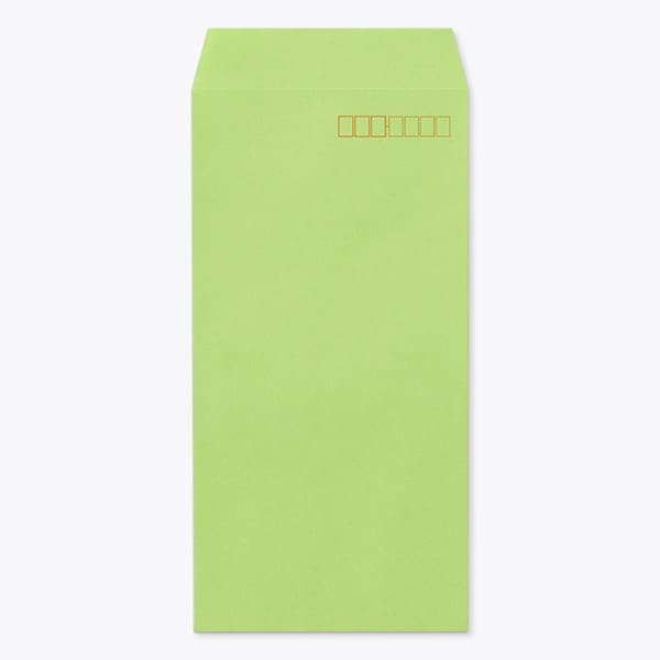 長3封筒 中貼 Kグリーン70 枠入 1000枚