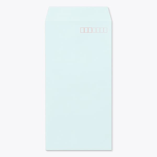 長3封筒 中貼 ECブルー80 枠入 1000枚