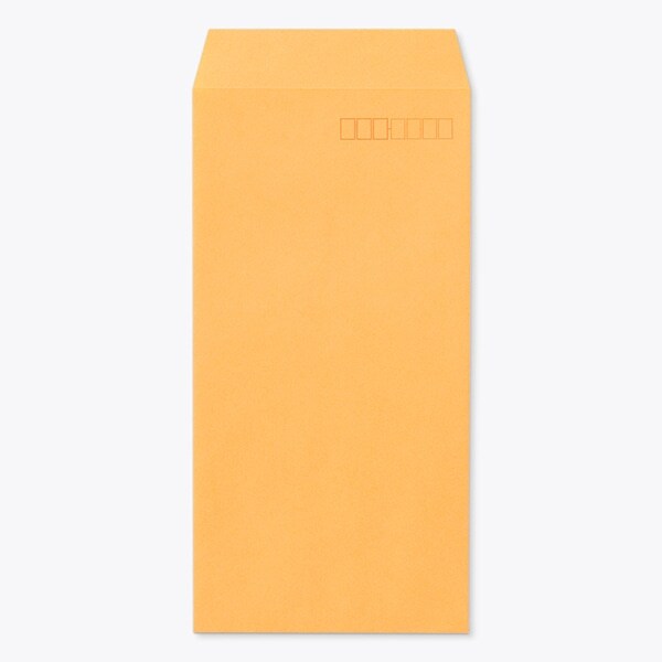 長3封筒 スミ貼 Kオレンジ85 枠入 1000枚