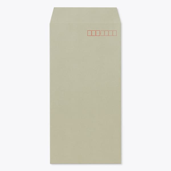 長3封筒 FSCロゴ Kグレー85 〒 1000枚