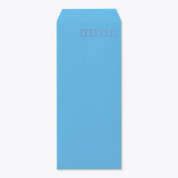 長4封筒 スミ貼 Kブルー70 枠入 1000枚