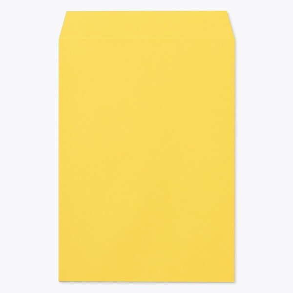 角2封筒 中貼 Kイエロー100 枠ナシ 500枚