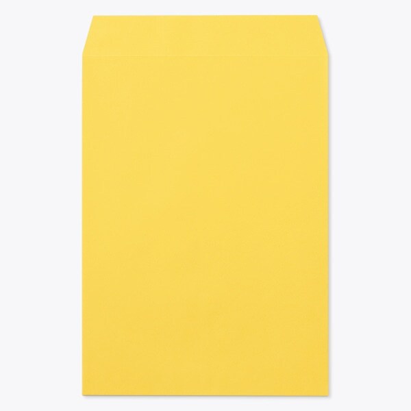 角2封筒 スミ貼 Kイエロー85 枠ナシ 500枚