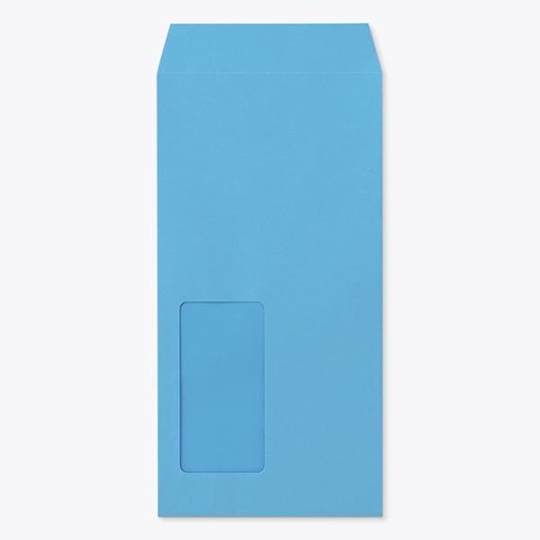 長3封筒 窓 A645 Kブルー85 1000枚