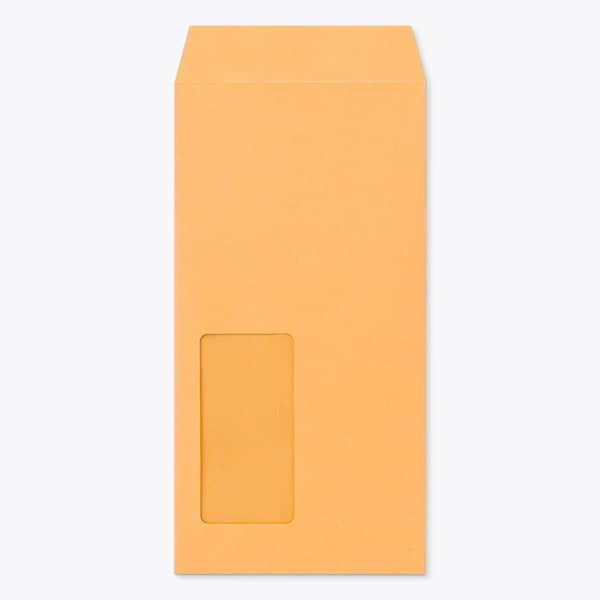 長3封筒 窓 A661 Kオレンジ85 1000枚